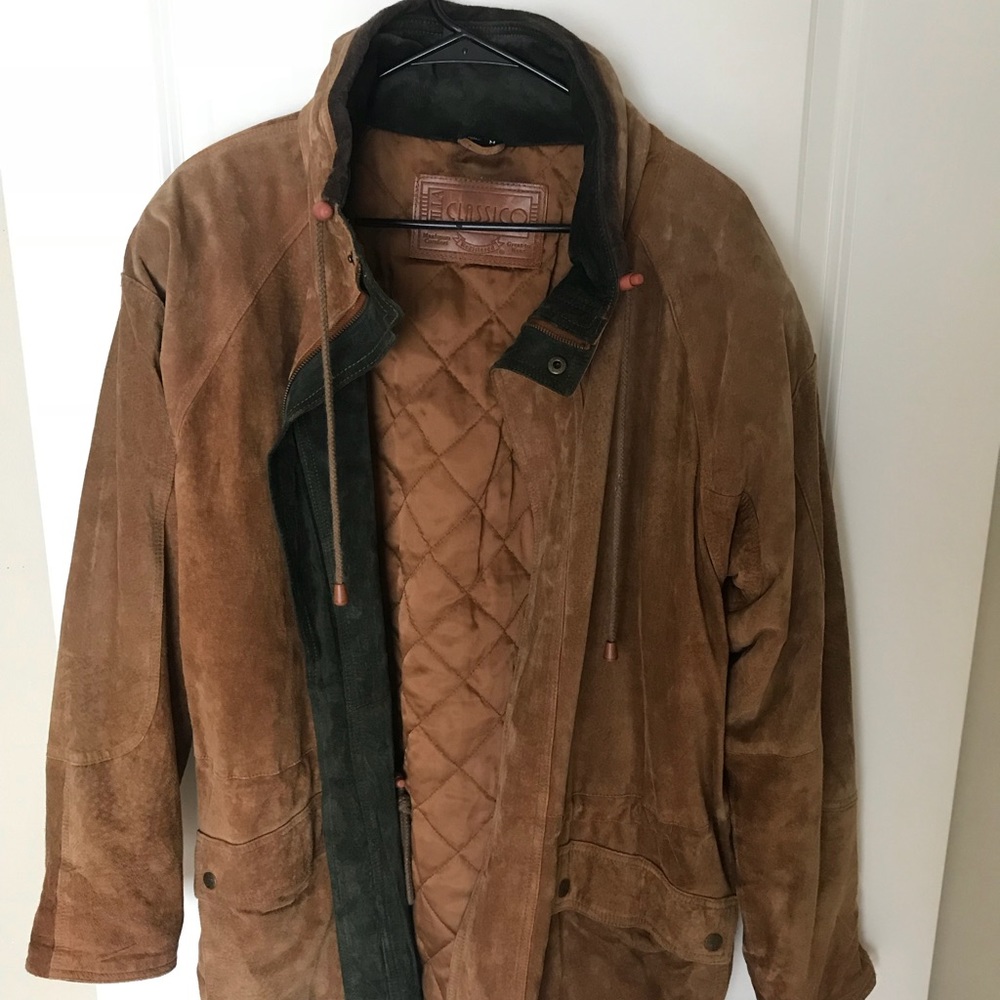Villa Classico Vintage Italian Leather Jacket